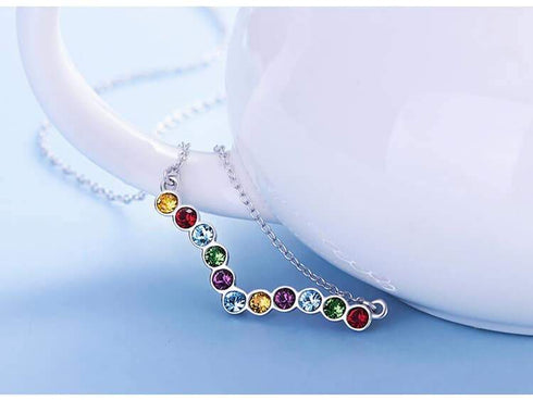 Sterling Silver necklace with Swarovksi® Crystal Elements