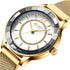 Curren Amour - Women's Watch - Gold & White! - Crystal Party! - Sparkling Magnetic Strap! - Water Resistant! - 1 Year Warranty!