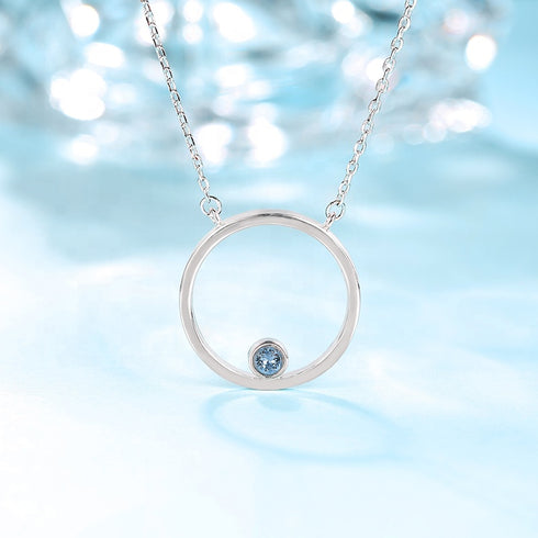 Fly With Me! - Rhodium Plated Necklace! - Genuine European Crystals! - Free Box Packaging!