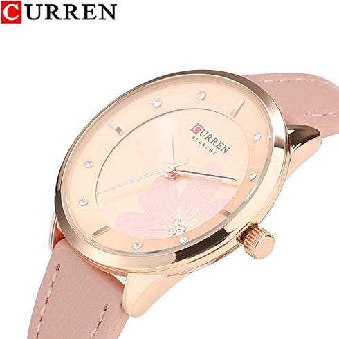 Curren Floral - Women's Watch - Rose Gold Plated - Majestic Dial - Water Resistant - 1 Year Warranty!