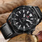 Naviforce Eclipse - Men's Watch - All Black - Genuine Leather! - 1 Year Warranty! - Free Box Packaging! Hot Seller!