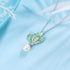 Wonderland Necklace - Rhodium Plated - Handcrafted - Modern Design - Free Box Packaging