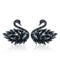 Elegant Swan - Timeless Statement Earrings - Cubic Zirconia AAA! - Free Box Packaging