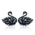 Elegant Swan - Timeless Statement Earrings - Cubic Zirconia AAA! - Free Box Packaging