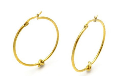 Queen's Hoops! - 14K Gold Plated! - Timeless & Classic Design! - Hot Seller!