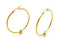 Queen's Hoops! - 14K Gold Plated! - Timeless & Classic Design! - Hot Seller!