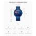 Sinobi Statement - Men's Watch - All Blue! - Water Resistant! - Stainless Steel Adjustable Strap! - 1 Year Warranty! - Ultra Slim!