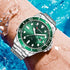 Curren Luxury - Men's Watch - Sparkling Green - Stainless Steel Strap - Hot Seller! - 1 Year Warranty!