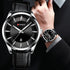 Curren Alpine - Men's Watch - Classic Black - Genuine Ultrasoft Leather! - Hot Seller! - 1 Year Warranty!