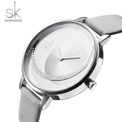 Shengke Women's Elegance! - Majestic & Sparkling Charcoal - Water Resistant! - Free Box Packaging!