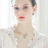 Wonderland Necklace - Rhodium Plated - Handcrafted - Modern Design - Free Box Packaging