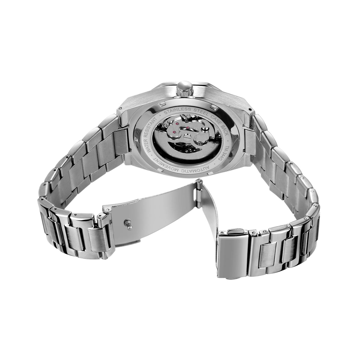 Forsining Octagon Men's Automatic Watch No Battery Needed Water