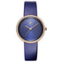 Shengke Classic Couple's Watch - Modern Blue & Rose Gold - Genuine Ultra Soft Leather! - Water Resistant! - Free Box Packaging!