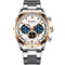 Curren Men's Chronograph Watch! - Silver & Rose Gold - Hot Seller! - 1 Year Warranty!