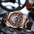 Curren Men's Modern Movement! - Coffee Brown! - Day Feature! - Stainless Steel Strap! - 1 Year Warranty! - Water Resistant!