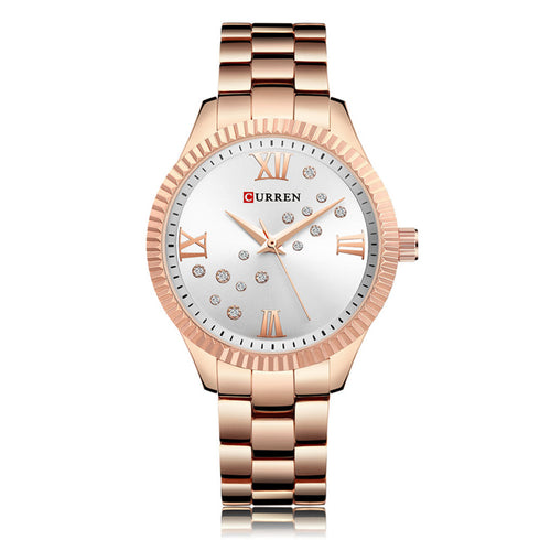 Curren Showstopper! - Women's Watch - Rose Gold Plated - Majestic Dial - Water Resistant - 1 Year Warranty!