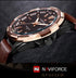 Navifroce Men's Sunray Classic Brown - Genuine Leather! - 1 Year Warranty! - Free Box Packaging! Hot Seller!