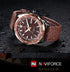 Navifroce Men's Sunray Classic Brown - Genuine Leather! - 1 Year Warranty! - Free Box Packaging! Hot Seller!