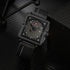 Naviforce All Black Block Dial! - Limited Edition! - Modern Design! - Genuine Leather! - 1 Year Warranty!