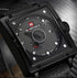 Naviforce All Black Block Dial! - Limited Edition! - Modern Design! - Genuine Leather! - 1 Year Warranty!