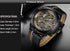 Naviforce Two Tone Genuine Leather! - Chrongraph! - 1 Year Warranty!
