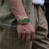 Naviforce Millionaire - 14K Gold Plated & Emerald Green - Unisex Watch - Chronograph - 1 Year Warranty! - Water Resistant!
