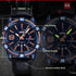Naviforce Iconic - Men's Watch - Majestic Blue & Rose Gold - Genuine Leather - Water Resistant! - 1 Year Warranty!