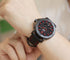 Naviforce Red Black Anchor - Mens Watch - Genuine Leather - Water Resistance - 1 Year Warranty