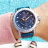 Naviforce Blue Anchor - Mens Watch - Genuine Leather - Water Resistance - 1 Year Warranty