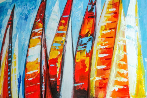 Monte Carlo Bay - 100% Handmade Oil on Canvas Painting