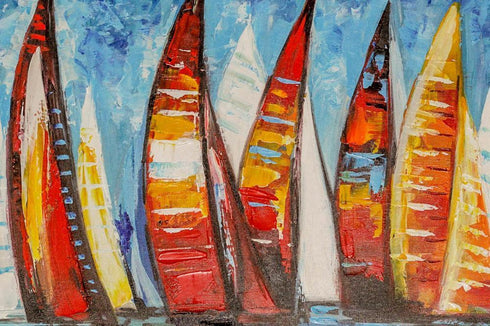 Monte Carlo Bay - 100% Handmade Oil on Canvas Painting