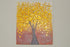 Mystical Golden Tree - 100% Handmade Oil on Canvas Painting