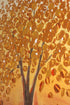 Mystical Golden Tree - 100% Handmade Oil on Canvas Painting