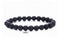 Jet Black & Bold! - Beaded Bracelet! - Adjustable/Stretchable! - Free Box Packaging!