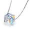 Bling of Elegance Necklace - 925 Sterling Silver (Chandi) - With Genuine European Crystals - Free Box Packaging