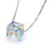 Bling of Elegance Necklace - 925 Sterling Silver (Chandi) - With Genuine European Crystals - Free Box Packaging