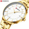 Curren Classic! - Men's Watch - Classic Gold & White - Stainless Steel Strap - 1 Year Warranty!
