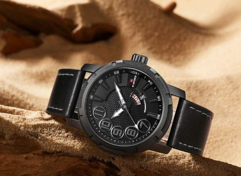 2019 Naviforce All Black with Black Numbers - 1 Year Warranty