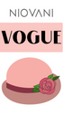Niovani Vogue - Women's Fragrance - Eau De Parfum - 55ML - Non Break (Plastic) Travel Bottle - Free Carry Bag!