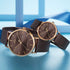 Naviforce Couple's Watch Set! - Couple's Pair! - Majestic Rose Gold & Brown! - Adjustable Straps! - Limited Edition! - 1 Year Warranty!