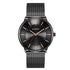 Curren Men's 3D Dial! - Majestic Black! - Adjustable Steel Strap! - Water Resistant! - Box Packaging! - 1 Year Warranty!
