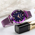 Curren Glitter (Royal Purple) - Women's Watch - Adjustable Magnetic Strap! - Water Resistant - 1 Year Warranty