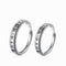 Couple Ring Set - Adjustable Size - Pure Sterling Silver (Chandi) - 5A Zircon - Certificate