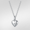 Chic Love Necklace - Pure Sterling Silver (Chandi) - 5A Cubic Zircon - Certificate