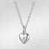 Chic Love Necklace - Pure Sterling Silver (Chandi) - 5A Cubic Zircon - Certificate