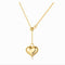 Heart of Gold Necklace - 18K Gold Plated on Pure Sterling Silver (Chandi) + Certificate - Box Packaging