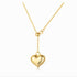 Heart of Gold Necklace - 18K Gold Plated on Pure Sterling Silver (Chandi) + Certificate - Box Packaging