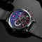 Naviforce Men's Classic Chronograph - Black & Red Contrast! - Adjustable Steel Strap! - Water Resistant! - 1 Year Warranty!