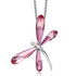 Niovani Magical Dragonfly Rhodium Plated Necklace! - Genine European Crystals - Free Box Packaging