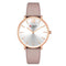 Curren Elegance! - Women's Watch - Brown & Rose Gold! - Genuine Leather Strap! - Two Hand Design! - 1 Year Warranty!